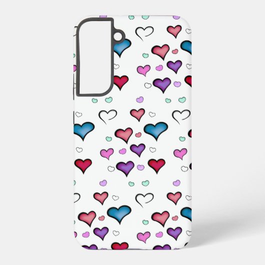 バレンタインデーハートサムスンギャラクシーケース SAMSUNG GALAXYケース (裏面)