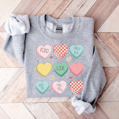 バレンタインデーハートシャツ、バレンタインデーのギフト スウェットシャツ