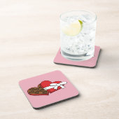 バレンタインデーハートチョコレートボックス コースター (右側)