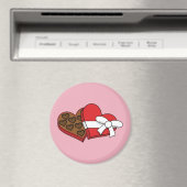 バレンタインデーハートチョコレートボックス マグネット (インサイチュ (食洗機))