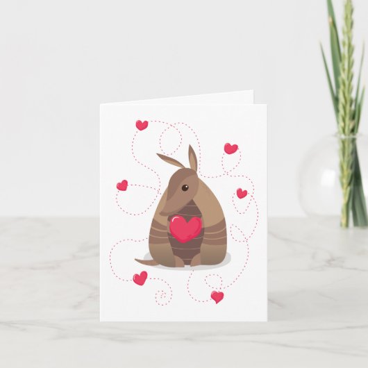 バレンタインデーハートテキサス州アルマジロ シーズンカード (正面)