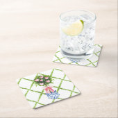 バレンタインデーハートトピアリー，グランミレアル スクエアペーパーコースター (インサイチュ)