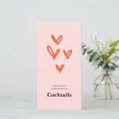 バレンタインデーハートパーティの招待状 (スタンド正面)