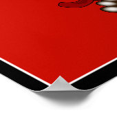 バレンタインデーハートパーティーポスター ポスター (角)