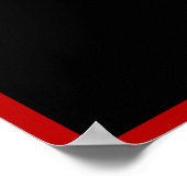 バレンタインデーハートパーティーポスター ポスター (角)