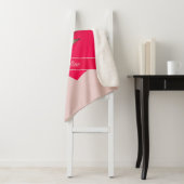 バレンタインデーハートピンクシェルパブランケット シェルパブランケット (インサイチュ)