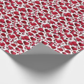 バレンタインデーハートラッピング紙 ラッピングペーパー (角)