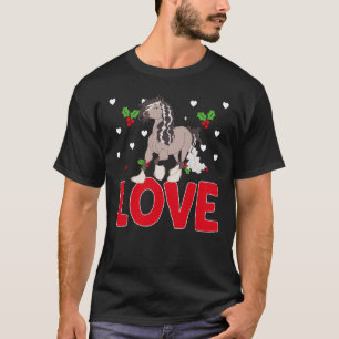 バレンタインデーハートラブジプシー動物の女性1 Tシャツ