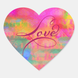 バレンタインデーハートラブ ハートシール