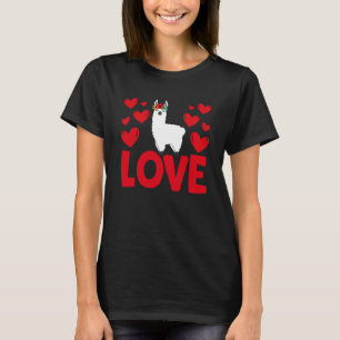 バレンタインデーハートラマ動物女性1 Tシャツ