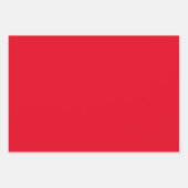 バレンタインデーハートランダムパターン赤/白 ラッピングペーパーシート (正面2)