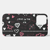 バレンタインデーハートヴィンテージ Case-Mate iPhoneケース (裏面 (横))