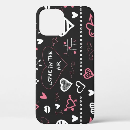 バレンタインデーハートヴィンテージ Case-Mate iPhoneケース (裏面)