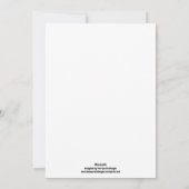 バレンタインデーハート付き猫カード シーズンカード (裏面)