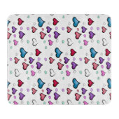 バレンタインデーハート切り取りボード カッティングボード (正面)