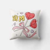 バレンタインデーハート棒つきキャンデー クッション (裏面)