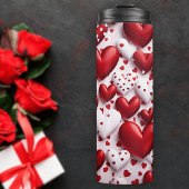 バレンタインデーハート熱包まれたタンブラー タンブラー