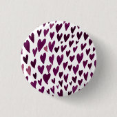 バレンタインデーハート爆発 – ブルゴーニュ 缶バッジ (正面)