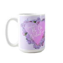 バレンタインデーハート花紫ピンクエレガント色