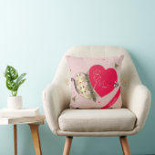 バレンタインデーハート装飾用クッション クッション (椅子)