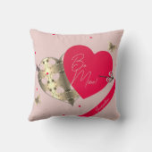 バレンタインデーハート装飾用クッション クッション (裏面)
