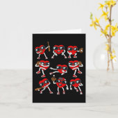 バレンタインデーハート野球少年たち カード (黄色い花)