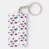バレンタインデーハート キーホルダー (裏面)