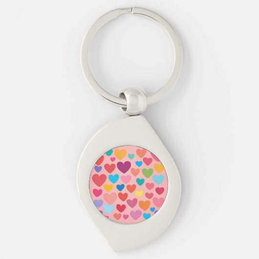バレンタインデーハート キーホルダー (正面)