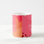 バレンタインデーハート コーヒーマグカップ (中央)