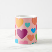 バレンタインデーハート コーヒーマグカップ (中央)