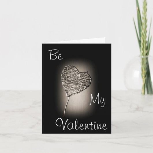 バレンタインデーハート シーズンカード (正面)