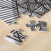 バレンタインデーハート ジグソーパズル (側面)