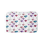 バレンタインデーハート バスマット (正面)