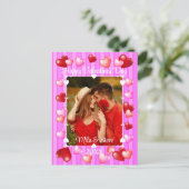 バレンタインデーハート ポストカード (スタンド正面)