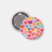 バレンタインデーハート マグネット (正面/裏面)