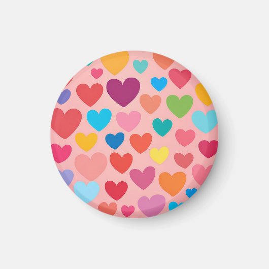 バレンタインデーハート マグネット (正面)