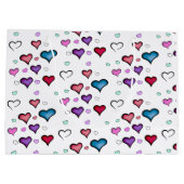 バレンタインデーハート ラージペーパーバッグ (裏面)