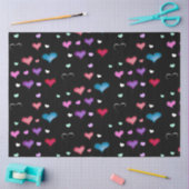 バレンタインデーハート 薄葉紙 (クラフト)