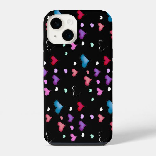 バレンタインデーハート iPhoneケース (裏面)