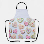 バレンタインデーハートCookie エプロン (正面)