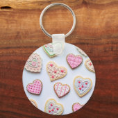 バレンタインデーハートCookie キーホルダー (正面)