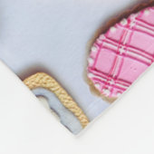 バレンタインデーハートCookie フリースブランケット (角)