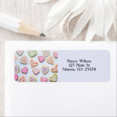 バレンタインデーハートCookie ラベル (インサイチュ)