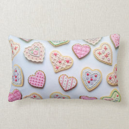 バレンタインデーハートCookie ランバークッション