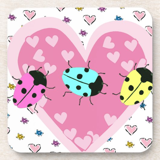バレンタインデーバグ コースター (正面)