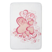 バレンタインデーバスマット バスマット (正面縦)