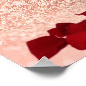 バレンタインデーバラハートブーケ – ポスタープリント ポスター (角)