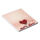 バレンタインデーバラハートブーケ – Notepad ノートパッド (アングル)