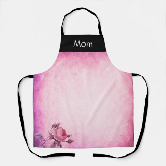 バレンタインデーバラ エプロン (正面)