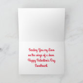 バレンタインデーバラ シーズンカード (内部)